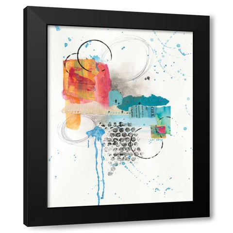 Abstract Skyline I Black Modern Wood Framed Art Print by Prahl, Courtney