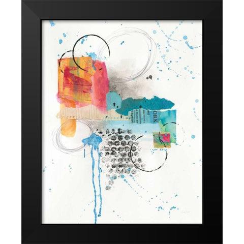 Abstract Skyline I Black Modern Wood Framed Art Print by Prahl, Courtney