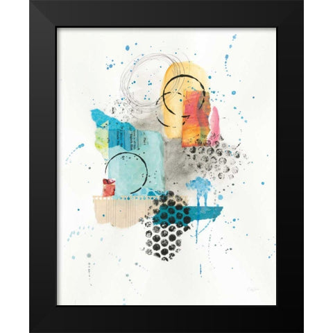 Abstract Skyline II Black Modern Wood Framed Art Print by Prahl, Courtney