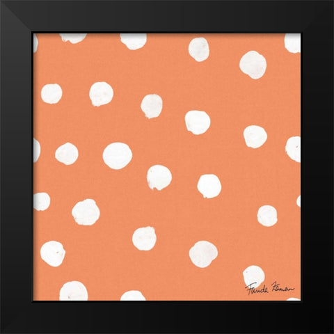 Whale Tale Pattern IID Black Modern Wood Framed Art Print by Zaman, Farida