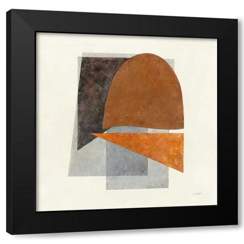 Quintet II Black Modern Wood Framed Art Print by Schick, Mike