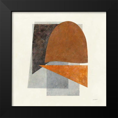 Quintet II Black Modern Wood Framed Art Print by Schick, Mike