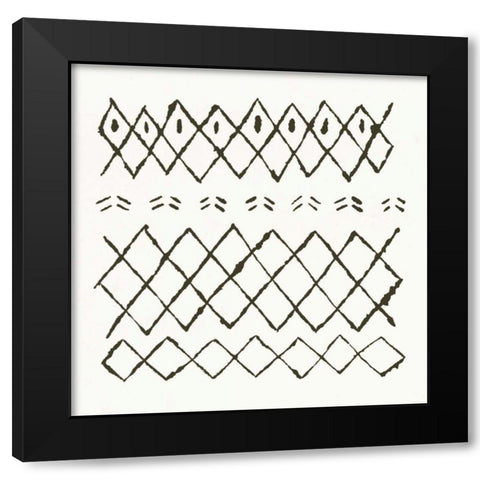 Nordic Vibes I Black Modern Wood Framed Art Print with Double Matting by Hershey, Moira