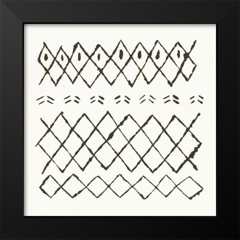 Nordic Vibes I Black Modern Wood Framed Art Print by Hershey, Moira