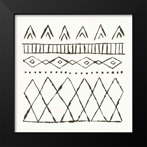 Nordic Vibes III Black Modern Wood Framed Art Print by Hershey, Moira