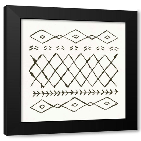 Nordic Vibes IV Black Modern Wood Framed Art Print with Double Matting by Hershey, Moira