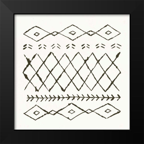 Nordic Vibes IV Black Modern Wood Framed Art Print by Hershey, Moira