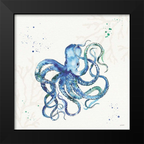 Deep Sea II No Words Black Modern Wood Framed Art Print by Tavoletti, Anne