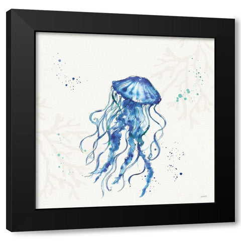 Deep Sea V No Words Black Modern Wood Framed Art Print by Tavoletti, Anne