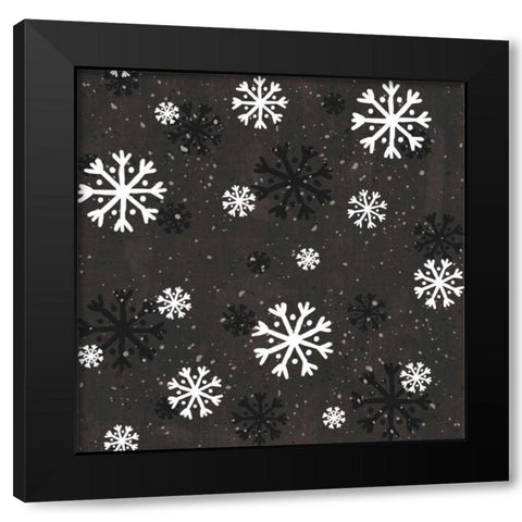 Merry Making Pattern VIIE Black Modern Wood Framed Art Print with Double Matting by Charron, Veronique