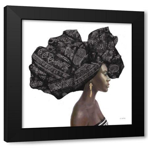 Pure Style II Black Black Modern Wood Framed Art Print with Double Matting by Wiens, James