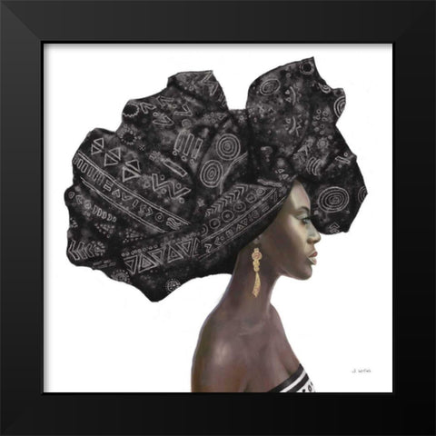 Pure Style II Black Black Modern Wood Framed Art Print by Wiens, James