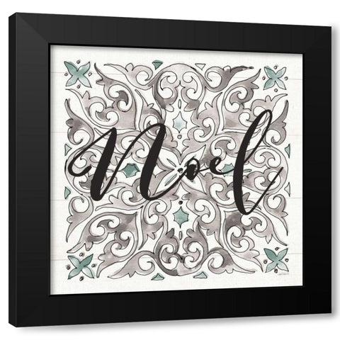 Modern Farmhouse XVI Noel Black Modern Wood Framed Art Print with Double Matting by Tavoletti, Anne