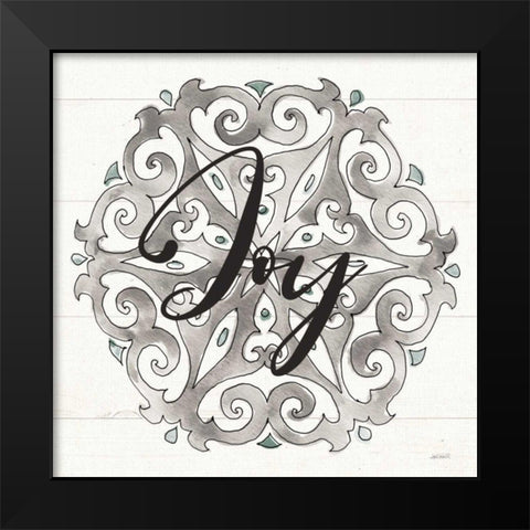 Modern Farmhouse XVII Joy Black Modern Wood Framed Art Print by Tavoletti, Anne