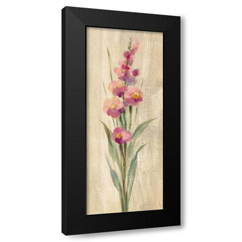 Farm Flower I Black Modern Wood Framed Art Print by Vassileva, Silvia