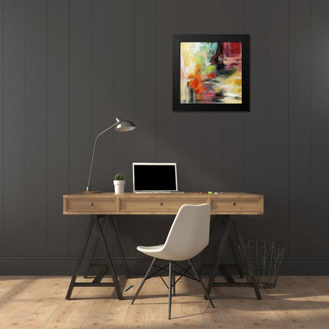 Kyoto Summer Black Modern Wood Framed Art Print by Vassileva, Silvia