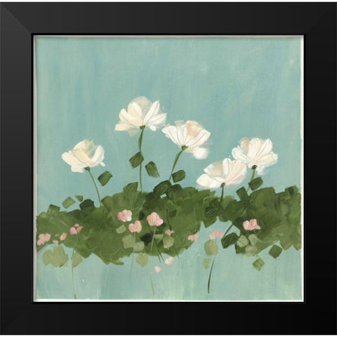 Summer Whites I Black Modern Wood Framed Art Print by Tillmon, Avery