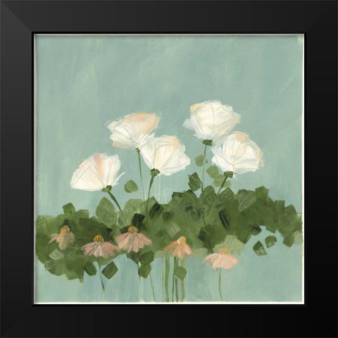 Summer Whites II Black Modern Wood Framed Art Print by Tillmon, Avery