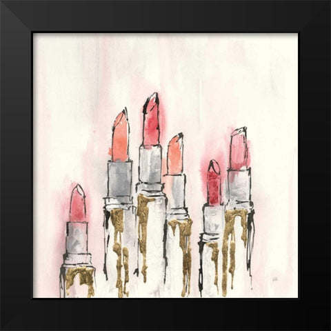Fashion First III Black Modern Wood Framed Art Print by Paschke, Chris