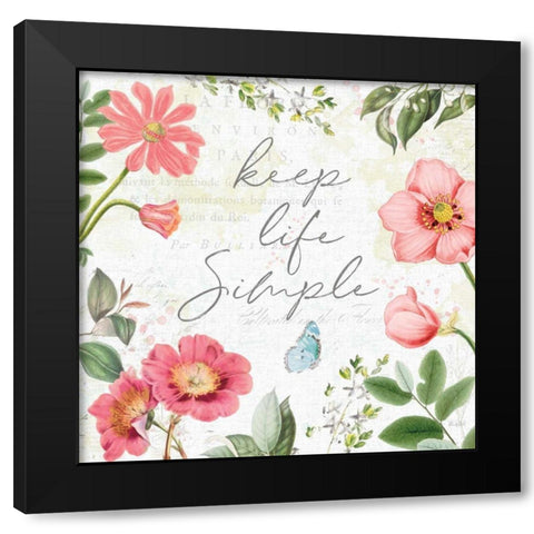 Studio Botanicals IV Black Modern Wood Framed Art Print with Double Matting by Pertiet, Katie