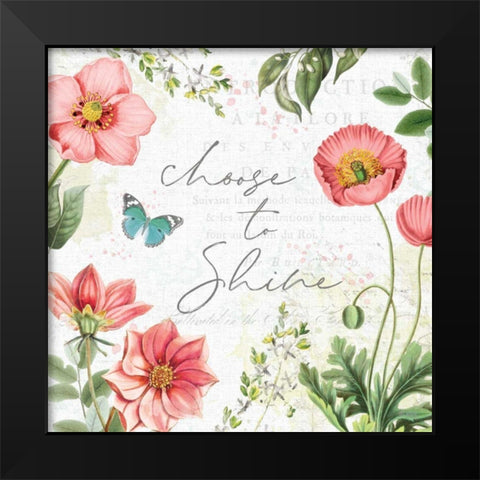 Studio Botanicals V Black Modern Wood Framed Art Print by Pertiet, Katie