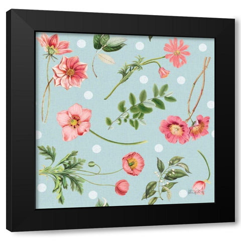 Studio Botanicals Pattern IB Black Modern Wood Framed Art Print with Double Matting by Pertiet, Katie