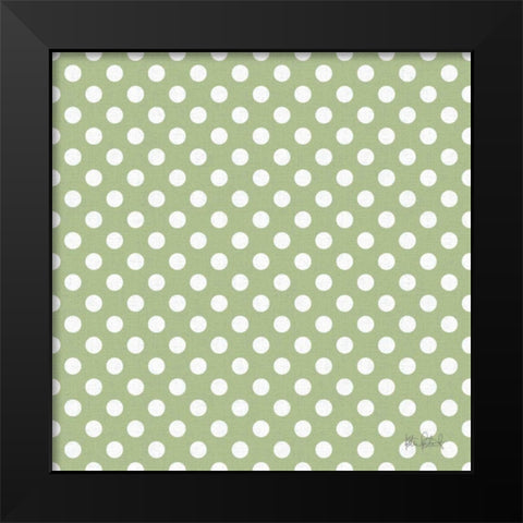 Studio Botanicals Pattern IVE Black Modern Wood Framed Art Print by Pertiet, Katie