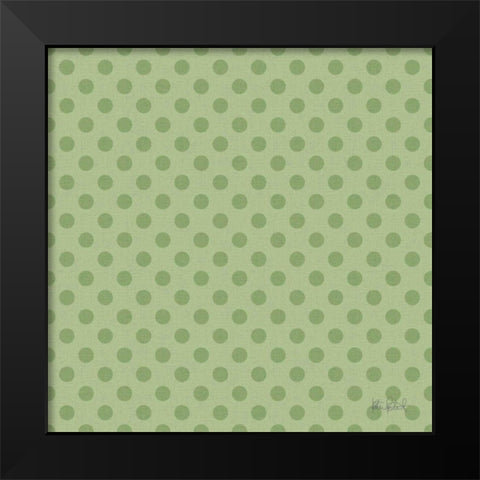 Studio Botanicals Pattern IVH Black Modern Wood Framed Art Print by Pertiet, Katie