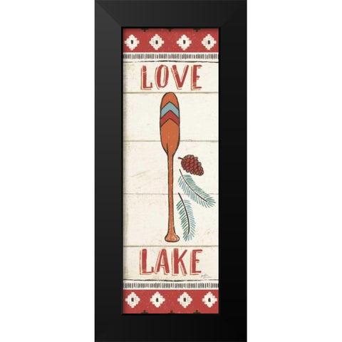 Vintage Lake XII Black Modern Wood Framed Art Print by Penner, Janelle