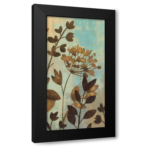 Enchanted Garden II Black Modern Wood Framed Art Print by Vassileva, Silvia