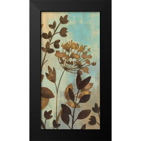 Enchanted Garden II Black Modern Wood Framed Art Print by Vassileva, Silvia