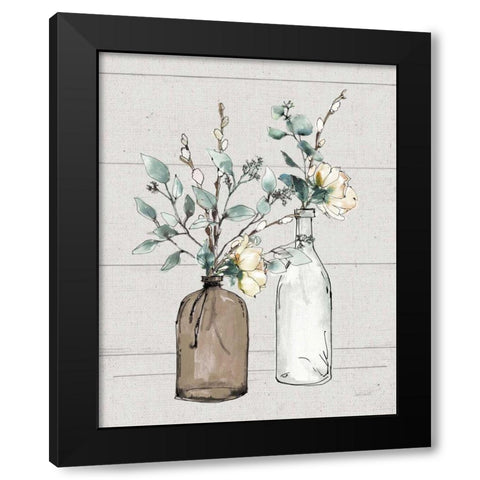 Modern Farmhouse II Shiplap Black Modern Wood Framed Art Print with Double Matting by Tavoletti, Anne
