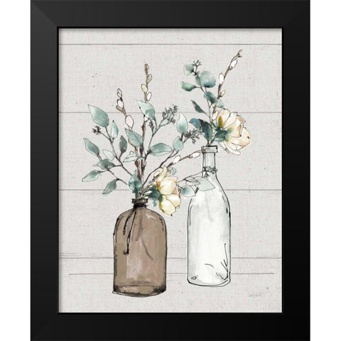 Modern Farmhouse II Shiplap Black Modern Wood Framed Art Print by Tavoletti, Anne