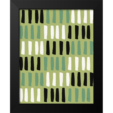 Shamrock Shades Step 03B Black Black Modern Wood Framed Art Print by Aiken, Jess