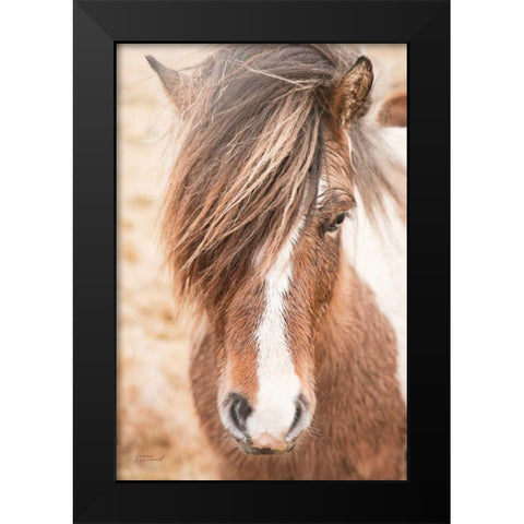 Elska II Black Modern Wood Framed Art Print by Marshall, Laura