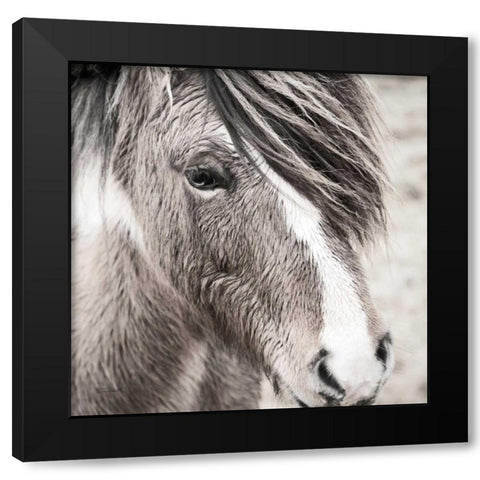 Elska III BW Black Modern Wood Framed Art Print by Marshall, Laura