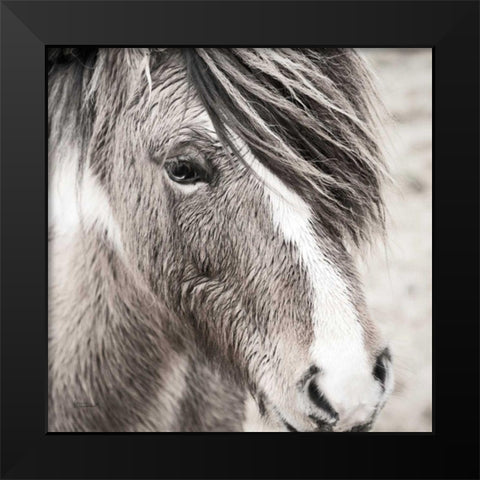 Elska III BW Black Modern Wood Framed Art Print by Marshall, Laura