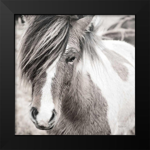 Elska IV BW Black Modern Wood Framed Art Print by Marshall, Laura