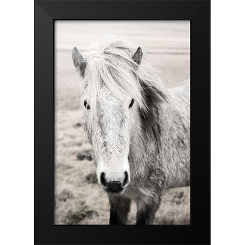 Heida II BW Black Modern Wood Framed Art Print by Marshall, Laura