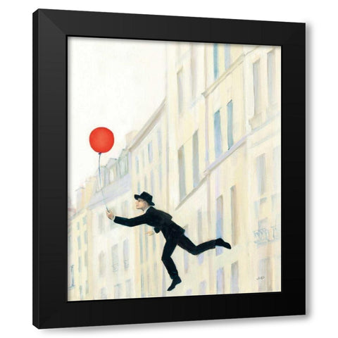 Aloft In Paris III Black Modern Wood Framed Art Print with Double Matting by Purinton, Julia