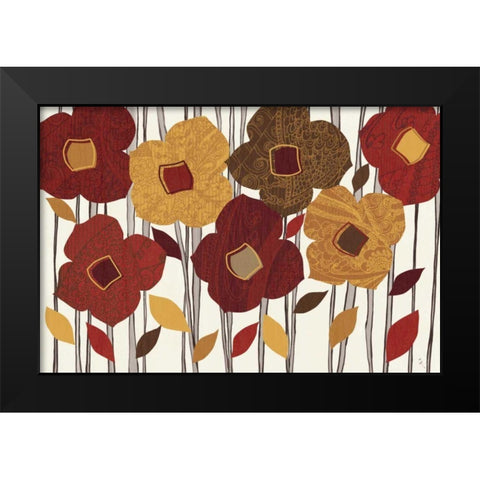 Spice It Up Black Modern Wood Framed Art Print by Adams, Sarah