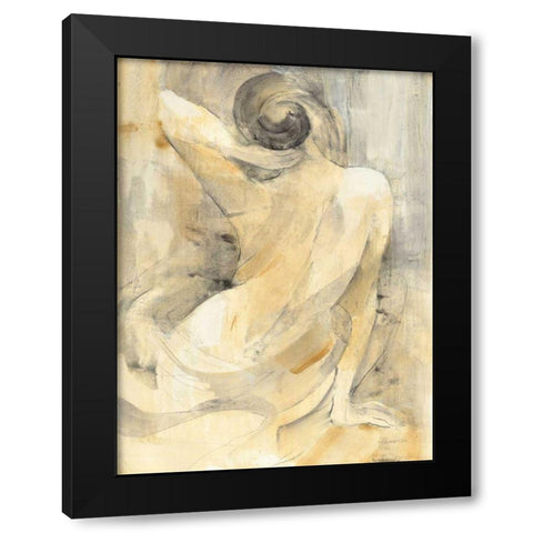 Boudoir II Black Modern Wood Framed Art Print by Hristova, Albena