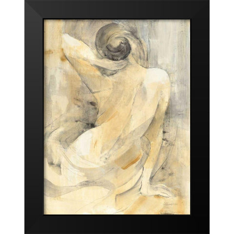 Boudoir II Black Modern Wood Framed Art Print by Hristova, Albena