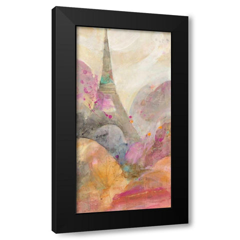 Sunrise Paris Black Modern Wood Framed Art Print by Hristova, Albena