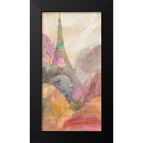 Sunrise Paris Black Modern Wood Framed Art Print by Hristova, Albena