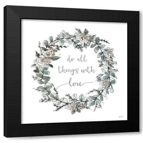 Modern Farmhouse VI on White Black Modern Wood Framed Art Print by Tavoletti, Anne