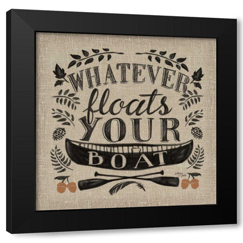Lake Life II Color Black Modern Wood Framed Art Print by Studio, Wellington