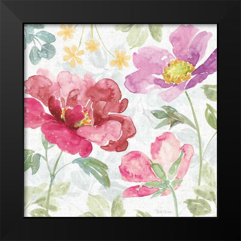 Springtime Bloom II Black Modern Wood Framed Art Print by Grove, Beth