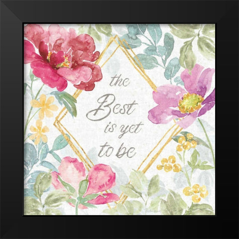 Springtime Bloom IV Black Modern Wood Framed Art Print by Grove, Beth
