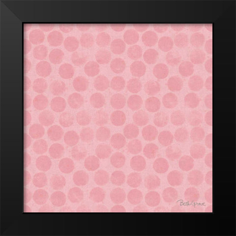 Springtime Bloom Pattern IIIA Black Modern Wood Framed Art Print by Grove, Beth